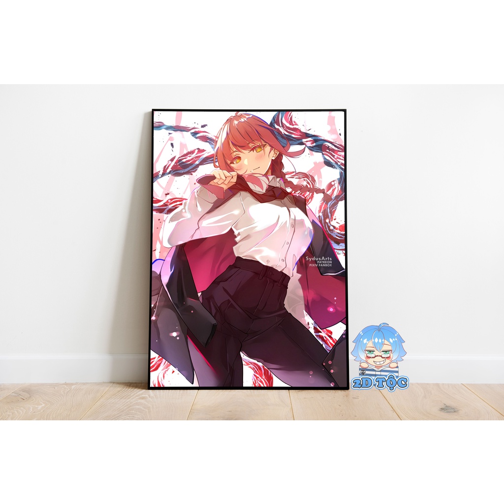 Poster A3 cao cấp treo tường Makima (5) Anime Manga Chainsaw Man by 2D Tộc Shop