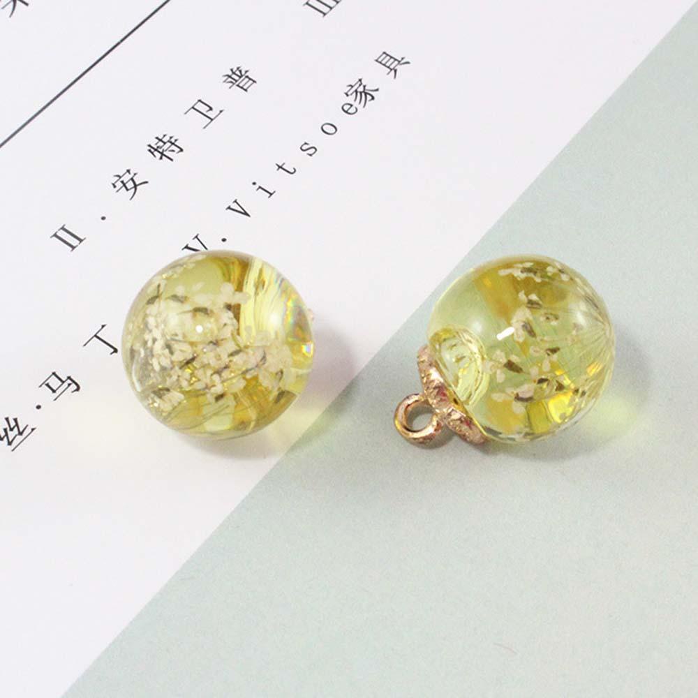 Mặt Dây Chuyền Quả Cầu Thủy Tinh Bất Tử Làm Phụ Kiện Túi Xách DIY Đơn Giản Cho Nữ