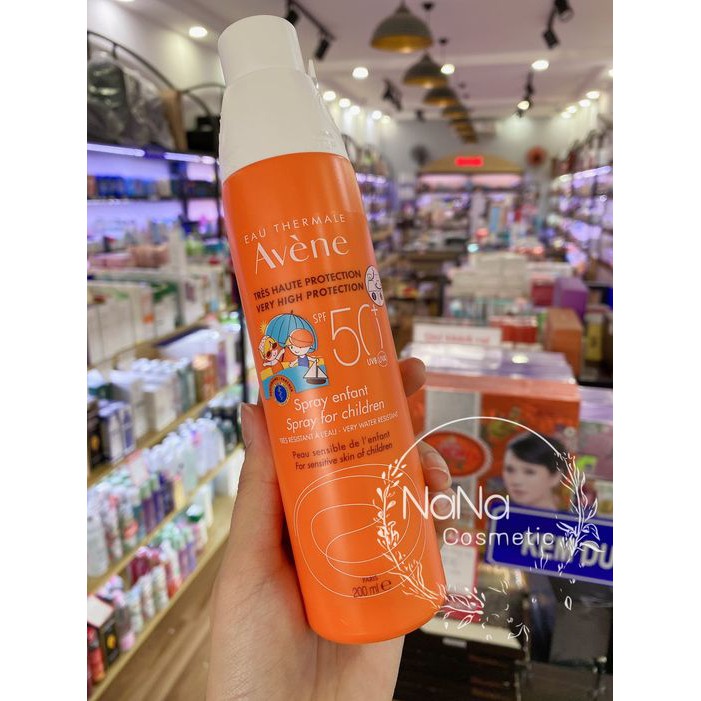 XỊT CHỐNG NẮNG AVENE Sun Care sray for children SPF50+ - dòng xịt chống nắng cho trẻ em