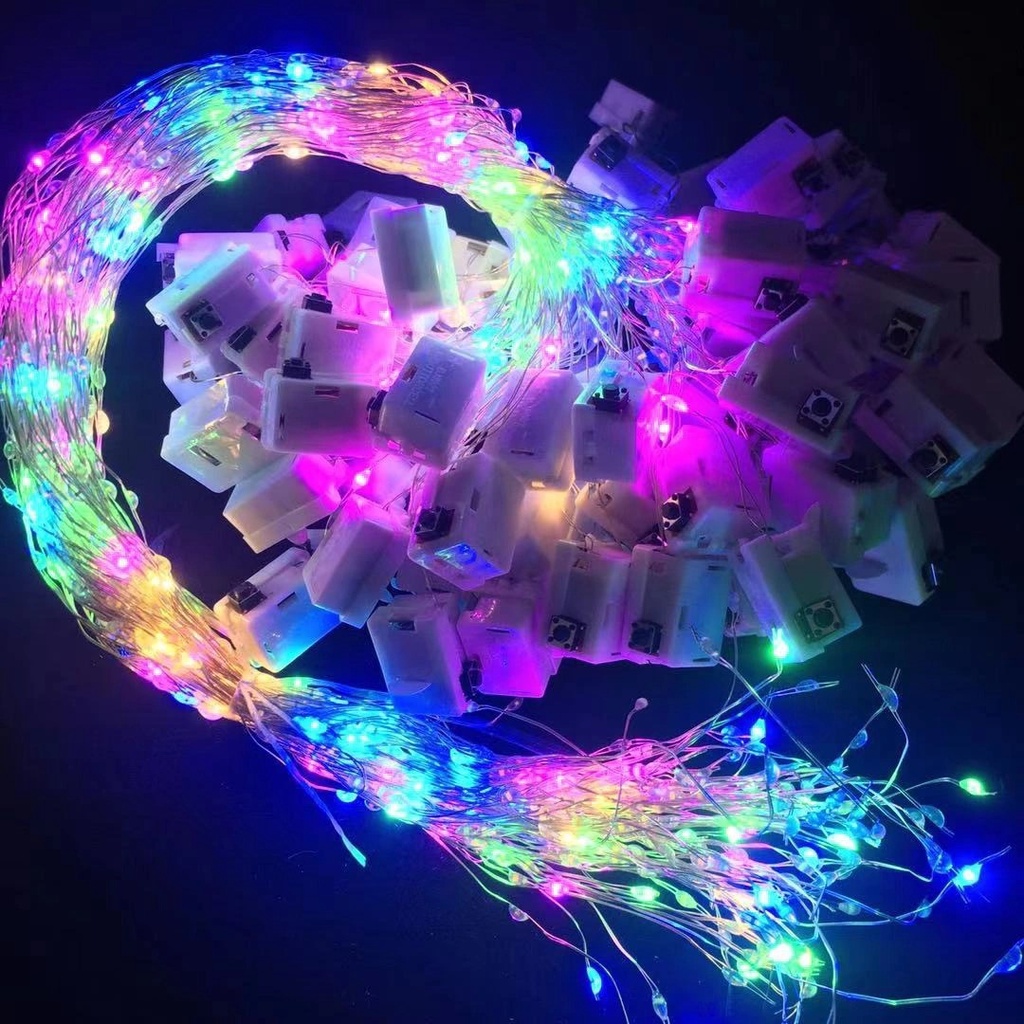 Dây đèn led đom đóm VIP decor tiktok, sự kiện,.. TẶNG PIN TEST TRƯỚC KHI GIAO