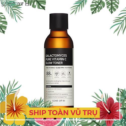 [FAKE TẶNG LUÔN] Nước Hoa Hồng Dưỡng Trắng, Chống Lão Hóa Some By Mi Galactomyces Pure Vitamin C Glow Toner 200ml