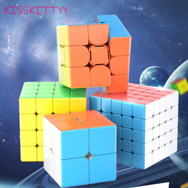 kisskittyy  Magic Cube Plastic Solar System Magic Cube Puzzles Toys For Beginner infinity cube magic rubik blocks Good rubik blocks