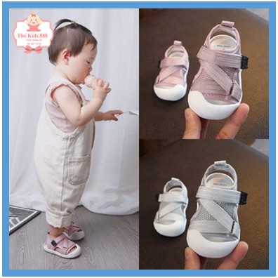 Sandan _dép trẻ em đế cao su mềm chống vấp cho bé trai bé gái hàng cao cấp ( D11 )