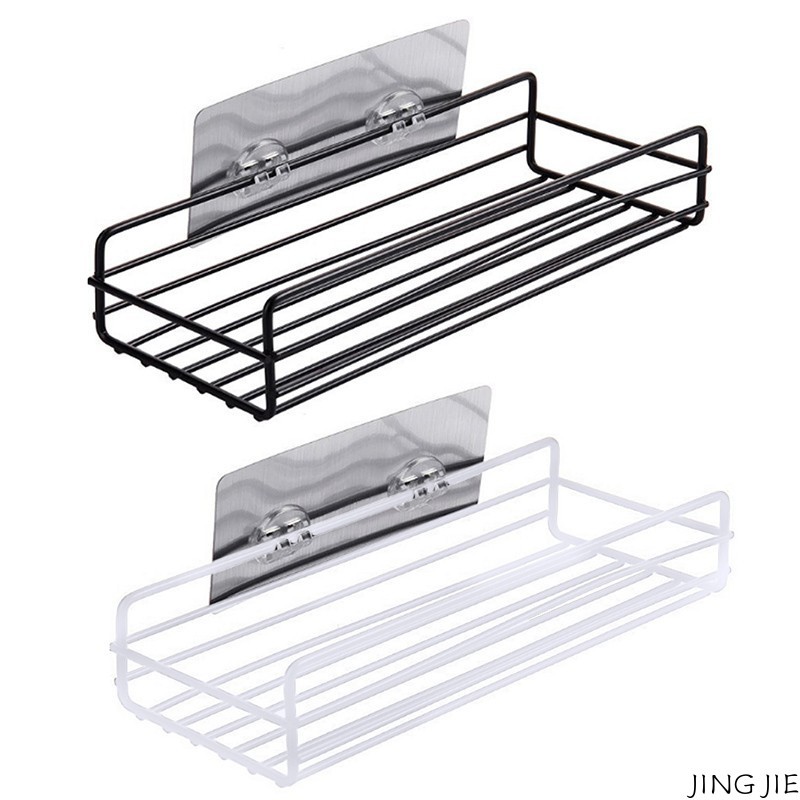 Phòng tắm Kệ phòng tắm Nhà bếp bằng sắt rèn không đục lỗ Nhà vệ sinh Rửa giá treo tường