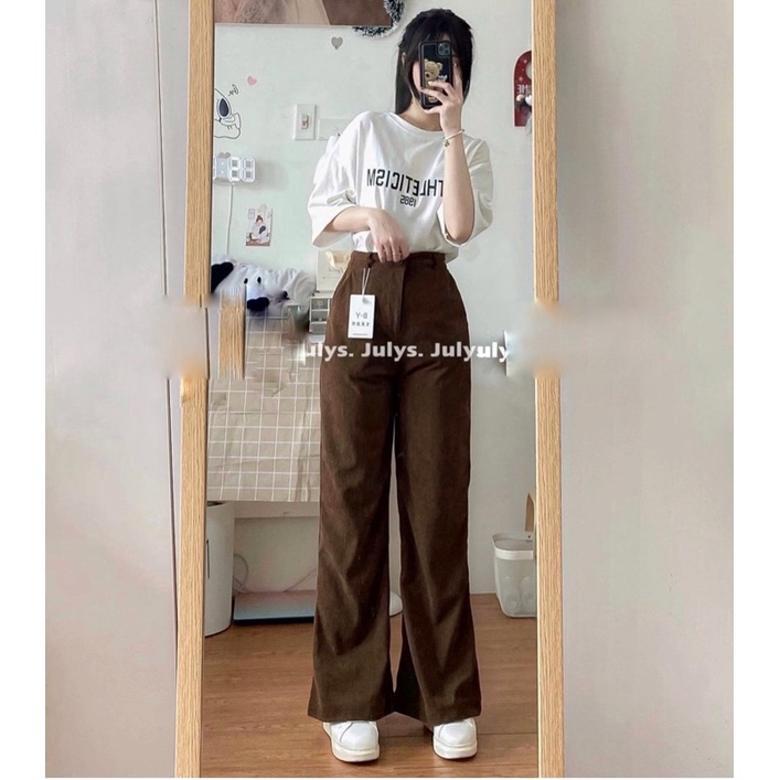 Quần nhung ống loe SIÊU HOT hàng Quảng Châu siêu đẹp