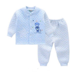 Combo 2 bộ trần bông cho bé