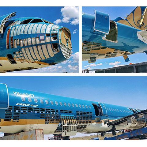 Móc khóa làm từ vỏ máy bay PlaneTags