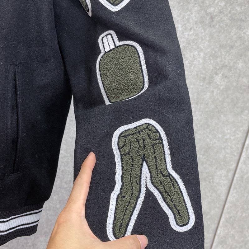 Áo Khoác Bomber STÜSSY / COMME DES GARÇONS VARSITY JACKET 02