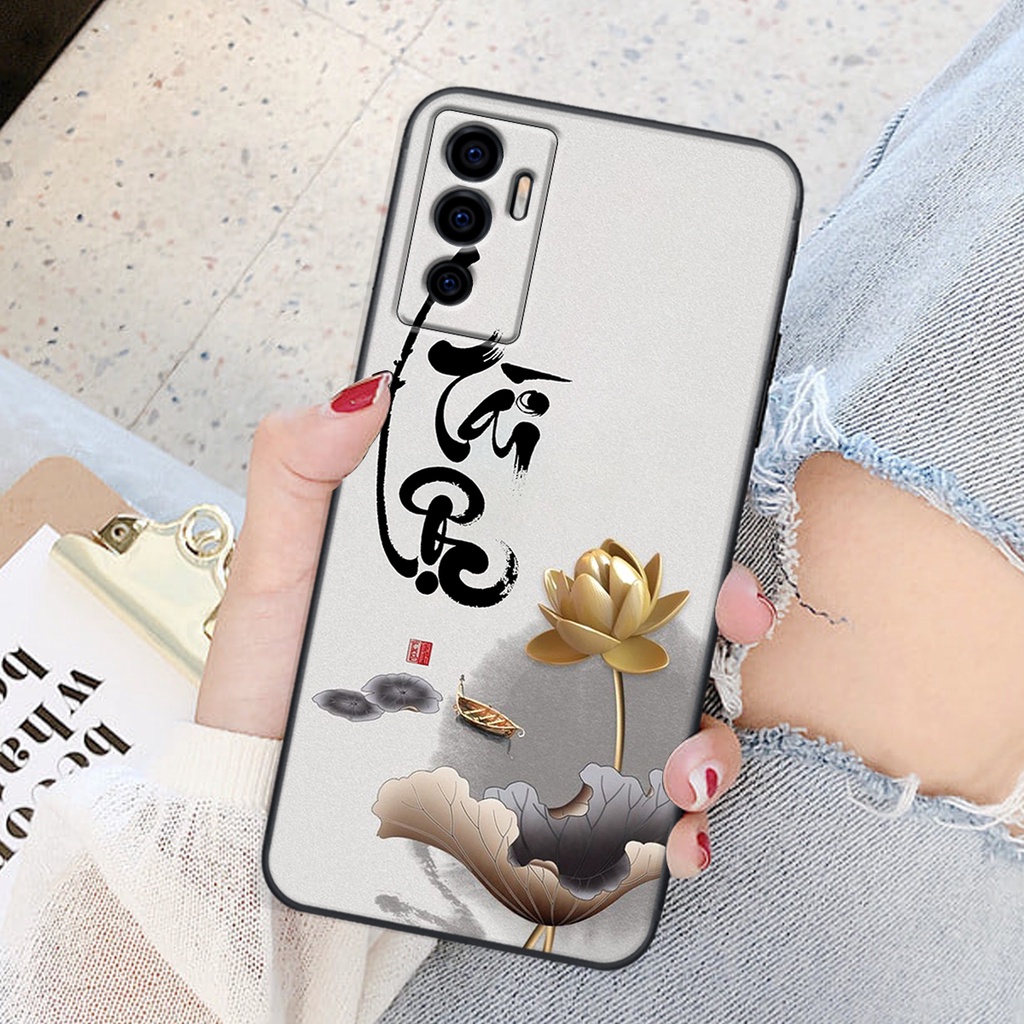 Ốp lưng Vivo V23e in hình chữ tài chữ lộc, Cha Mẹ, bình an SIÊU ĐẸP