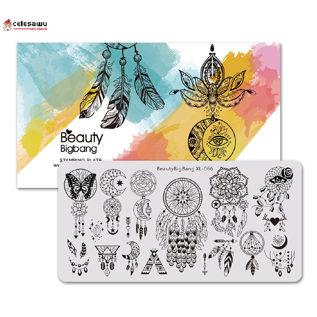 [Hàng mới về] Tem dán dùng in trang trí móng tay xinh xắn