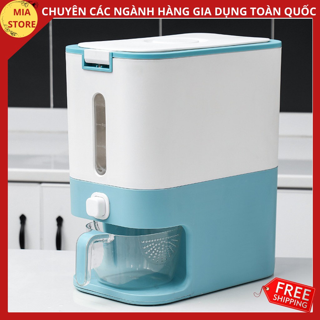 {HÀNG MỚI VỀ}Thùng đựng gạo/ngũ cốc/hạt đa năng thông minh siêu tiện ích đồ dùng nhà bếp