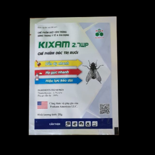  THUỐC DIỆT RUỒI KIXAM 2.7WP