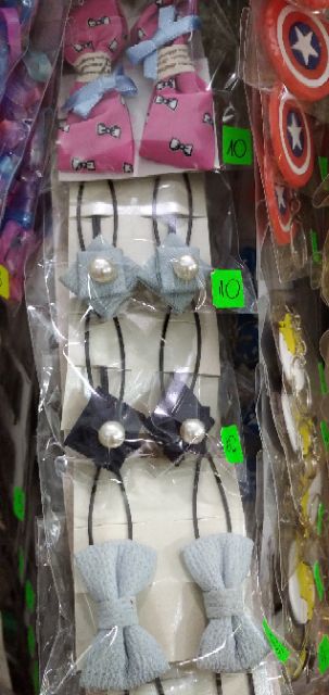Đủ mẫu. Combo 10 kẹp tóc nhiều kiểu như hình.