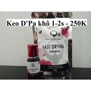 Keo Nối Mi D'Pa Fast Drying khô 1-2s bền 6 tuần