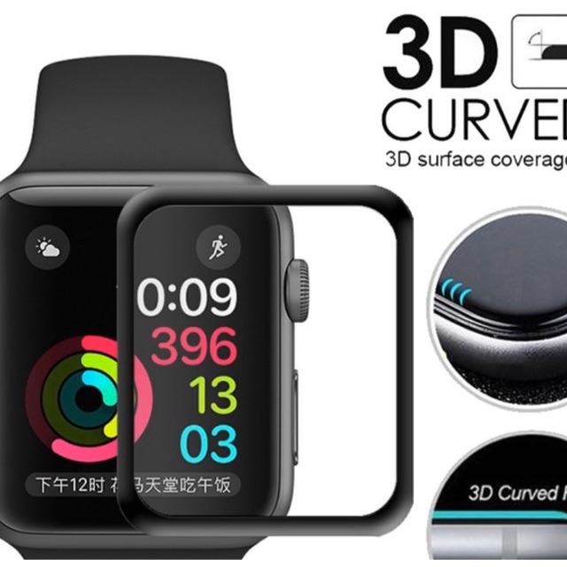 [Mã 2404EL10K giảm 10K đơn 20K] Dán cường lực 3D Apple Watch