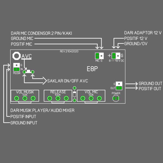 Bộ Khuếch Đại Âm Thanh Micro Avc Opamp