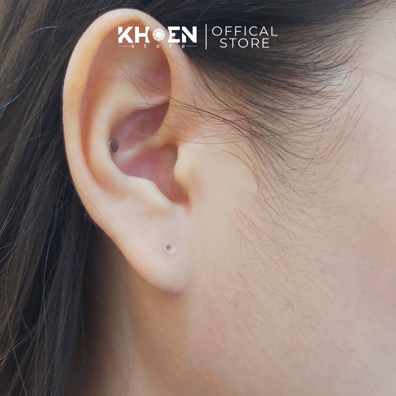 Khuyên tai Giữ lỗ trong suốt - Khoen store