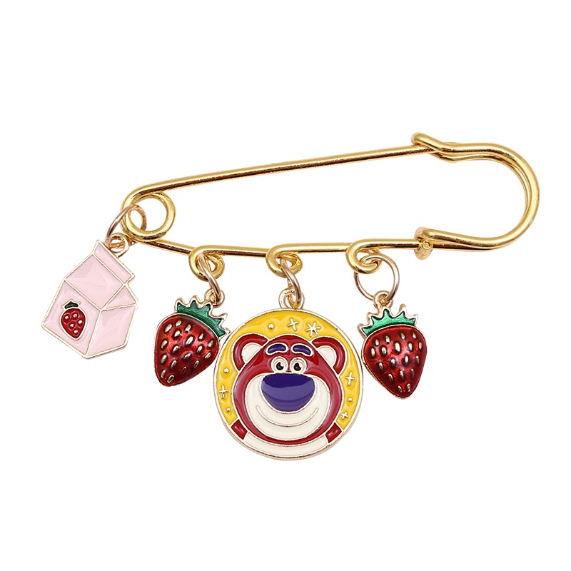 Ghim cài áo phong cách hoạt hình đáng yêu cho nữ