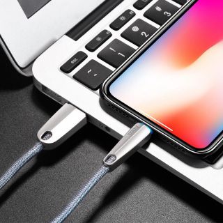 Cáp sạc dây dù Hoco U35 tự ngắt cho iPhone