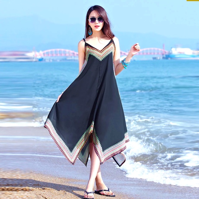 Maxi Xéo Thổ Cẩm