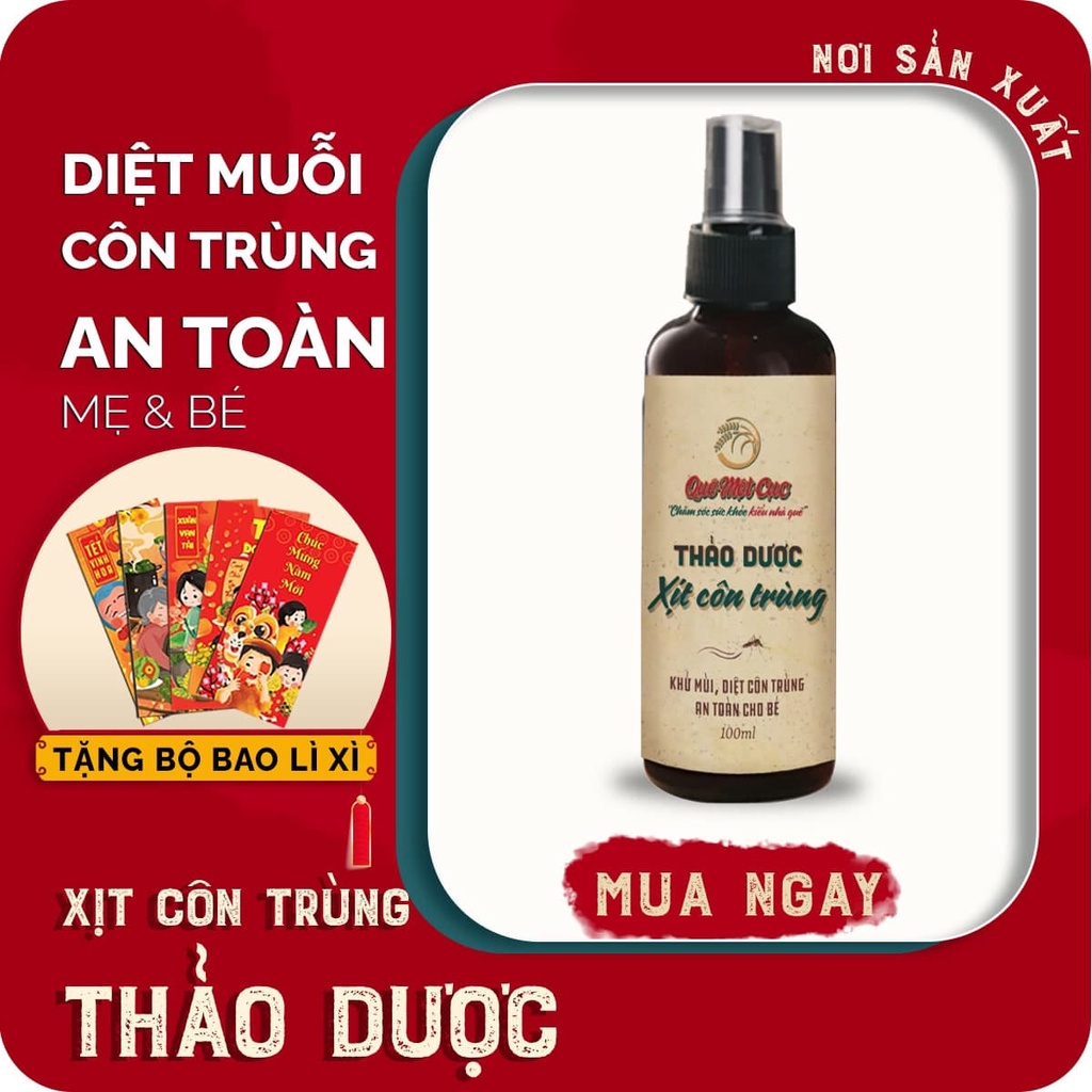 Xịt muỗi thảo mộc, thảo dược xịt côn trùng an toàn cho trẻ nhỏ - ảnh sản phẩm 1