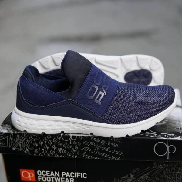 GIÀY SLIPON CỔ CHUN VẢI OCEAN PACIFIC - Xanh | BigBuy360 - bigbuy360.vn