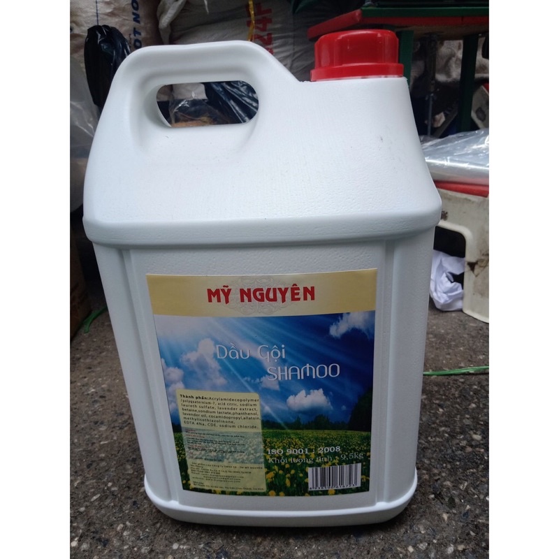 Dầu gội Mỹ Nguyên can 10 LÍT giá rẻ cho nhà nghỉ , khách sạn, phòng gym, spa