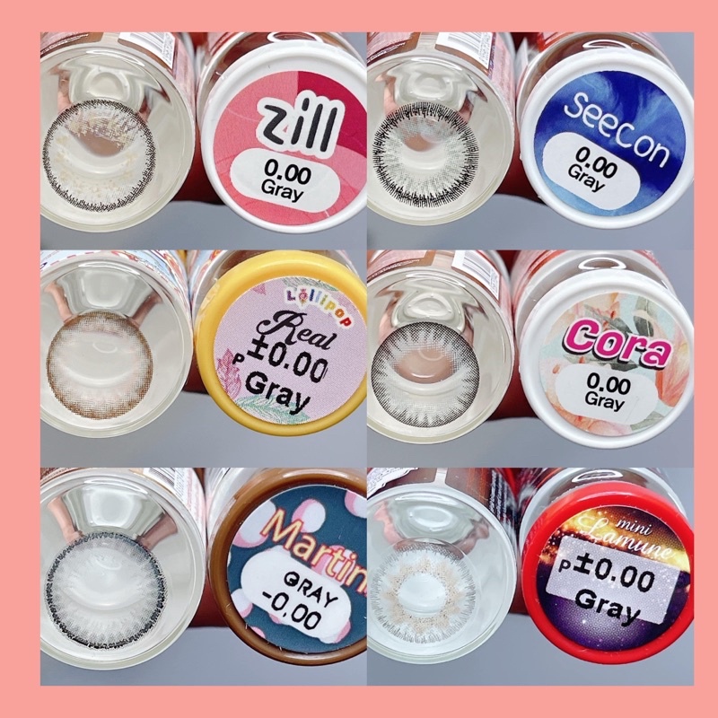 50 mẫu lens Xám Gray Hot size giãn vừa không độ (Free ship)