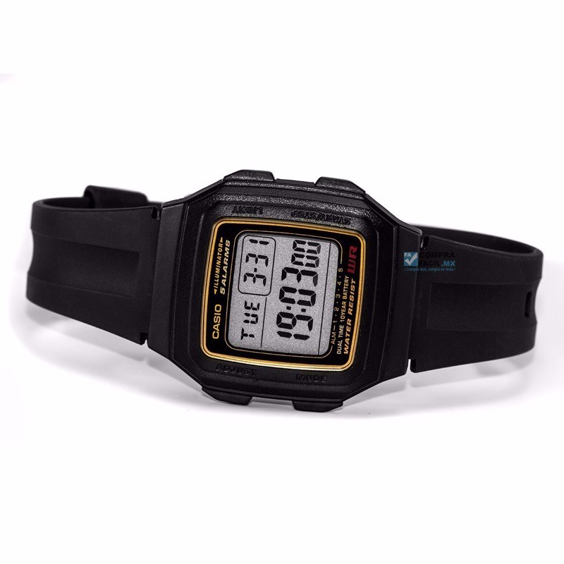 Đồng hồ nam dây nhựa huyền thoại Casio chính hãng Anh Khuê F-201 F-201WA-9ADF