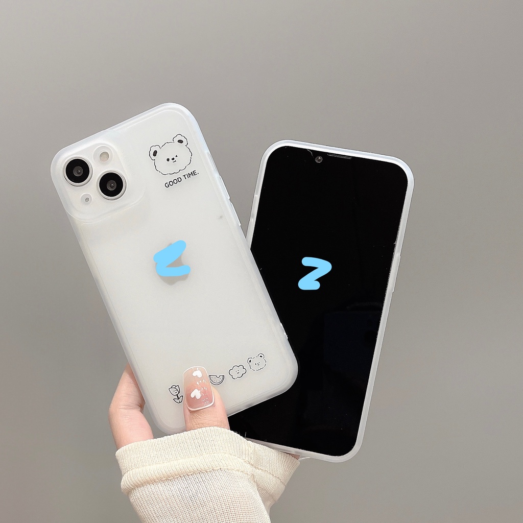 Ốp Điện Thoại Da Chống Sốc Họa Tiết Biểu Cảm Vui Nhộn Thời Trang Cho iPhone 14 / 13 / 12 / 11 / XS / 8P / 7