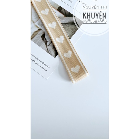 Ruy băng lên dệt kim 4cm