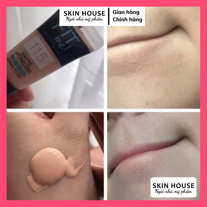 Kem Nền Maybelline Fit Me - Kem Nền Mịn Nhẹ Kiềm Dầu Fit Me Maybelline New York Matte Poreless Foundation Tuýp 18ml