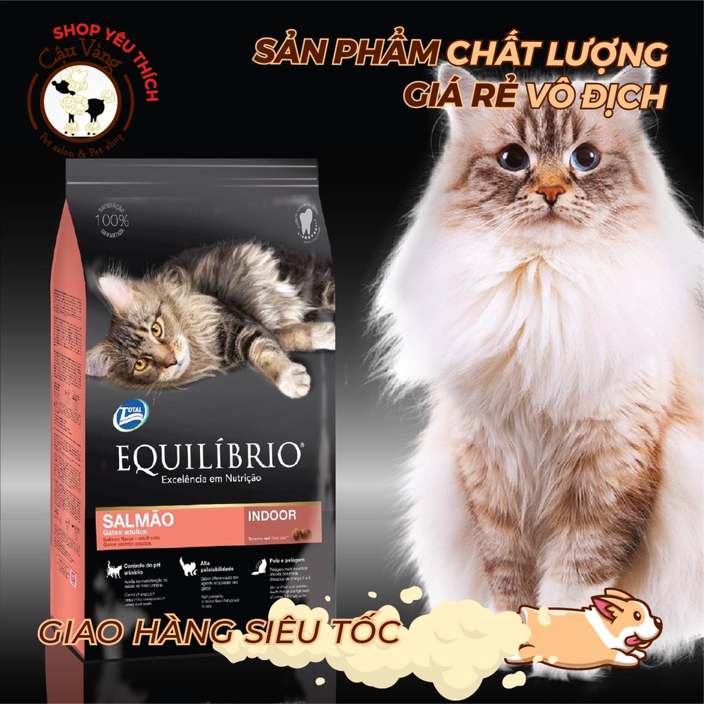 Thức ăn cao cấp dành cho MÈO TRƯỞNG THÀNH Equilibrio Adult Cat túi 1,5kg