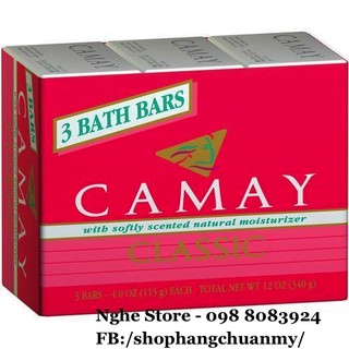 Xà phòng CAMAY classic _ Xách tay từ Mỹ (113gr)