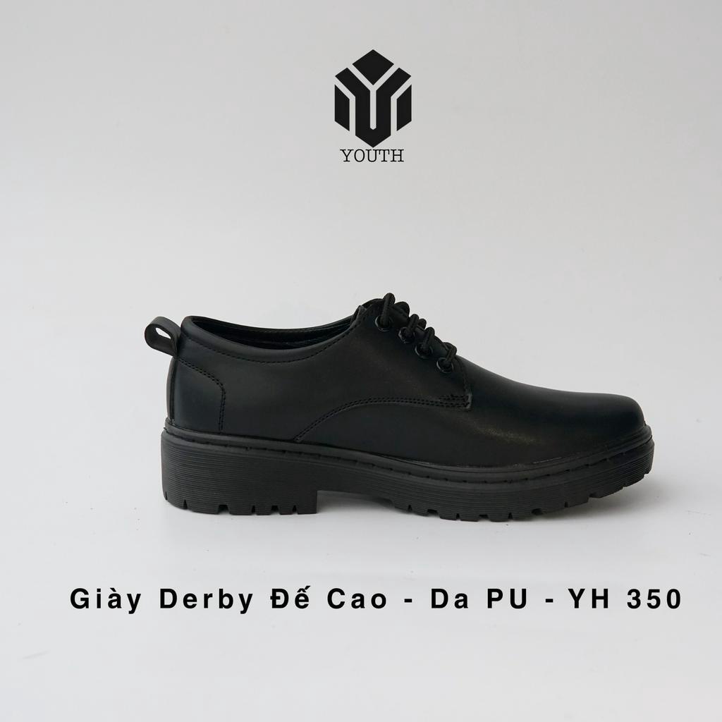 Giày Derby Nam Đế Cao - Chất Liệu Da PU - ( YH350 )