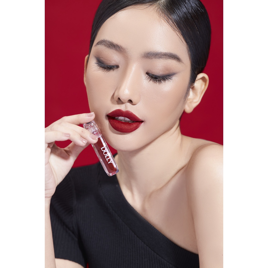 Quà Tặng Bạn Gái Năm Mới - Son Kem Siêu Lì Không Chì Mềm Môi - Set Son Dolly Diamond Velvet Cao Cấp 2022 Được Chọn Màu