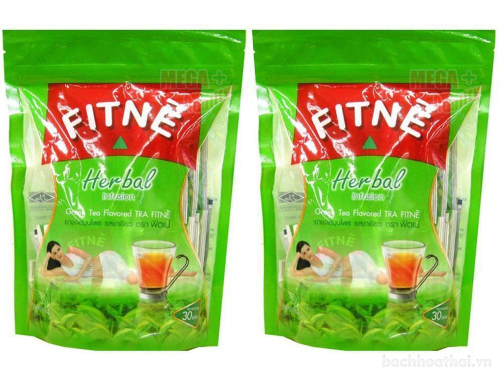 Trà ġiảm câņ túi lọc Green Tea Flavored TRA FITNE Thái Lan