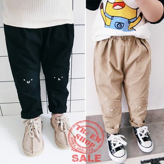 Quần kaki dài thiết kế đặc biệt bé gái