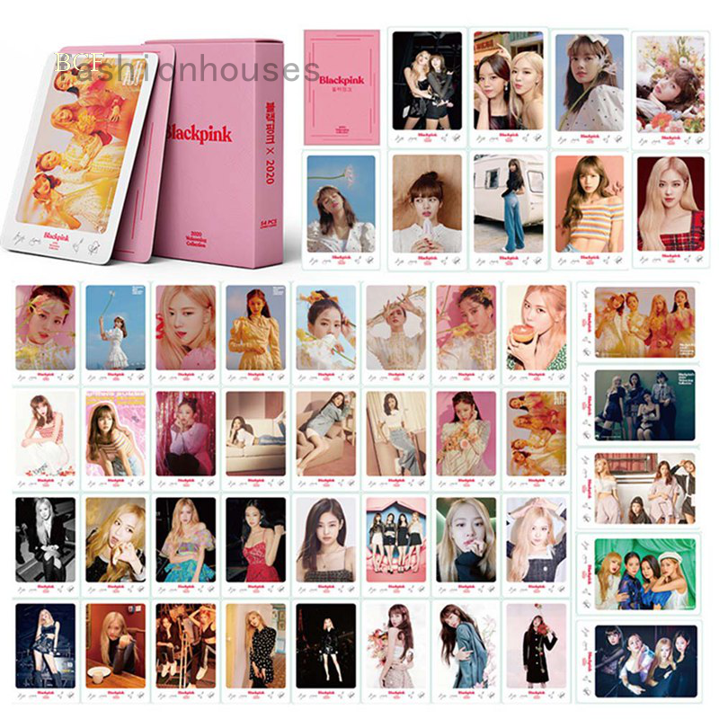 Set 54 Tấm Thẻ In Hình Nhóm Nhạc Blackpink