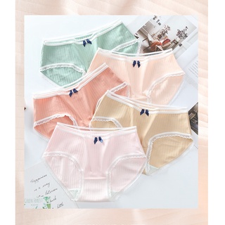 Quần lót nữ cotton mềm mại đính nơ xinh xắn ql60
