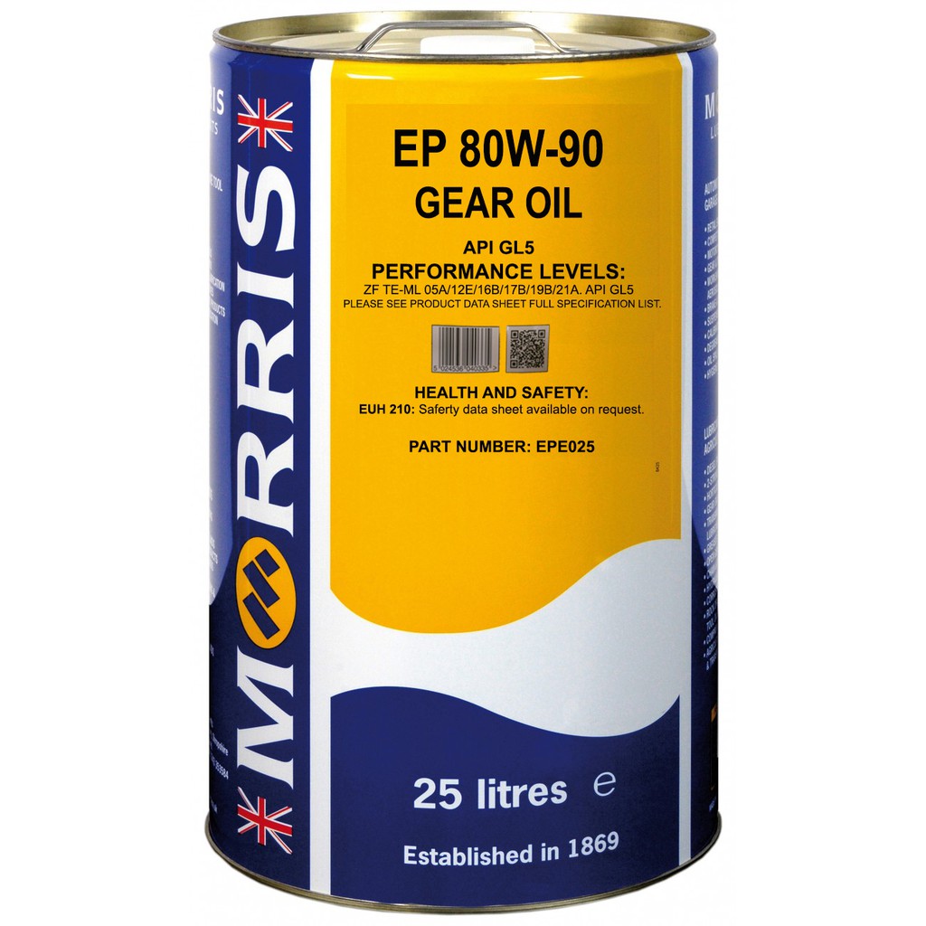 Dầu hộp số tay xe ô tô EP 80W-90 Gear oil GL5 xô 25 lít