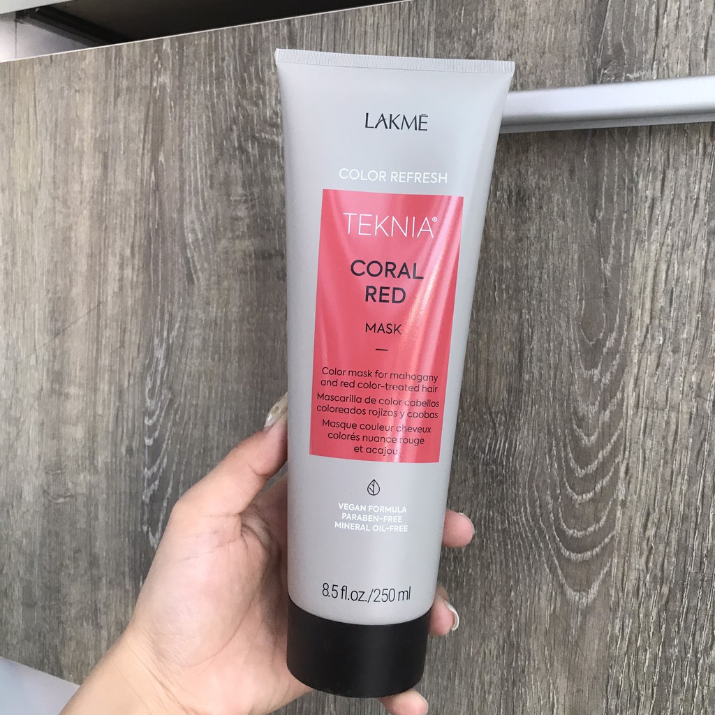 HẤP DẦU DƯỠNG MÀU TÓC NHUỘM (MÀU ĐỎ) LAKME TEKNIA ULTRA RED 250ML