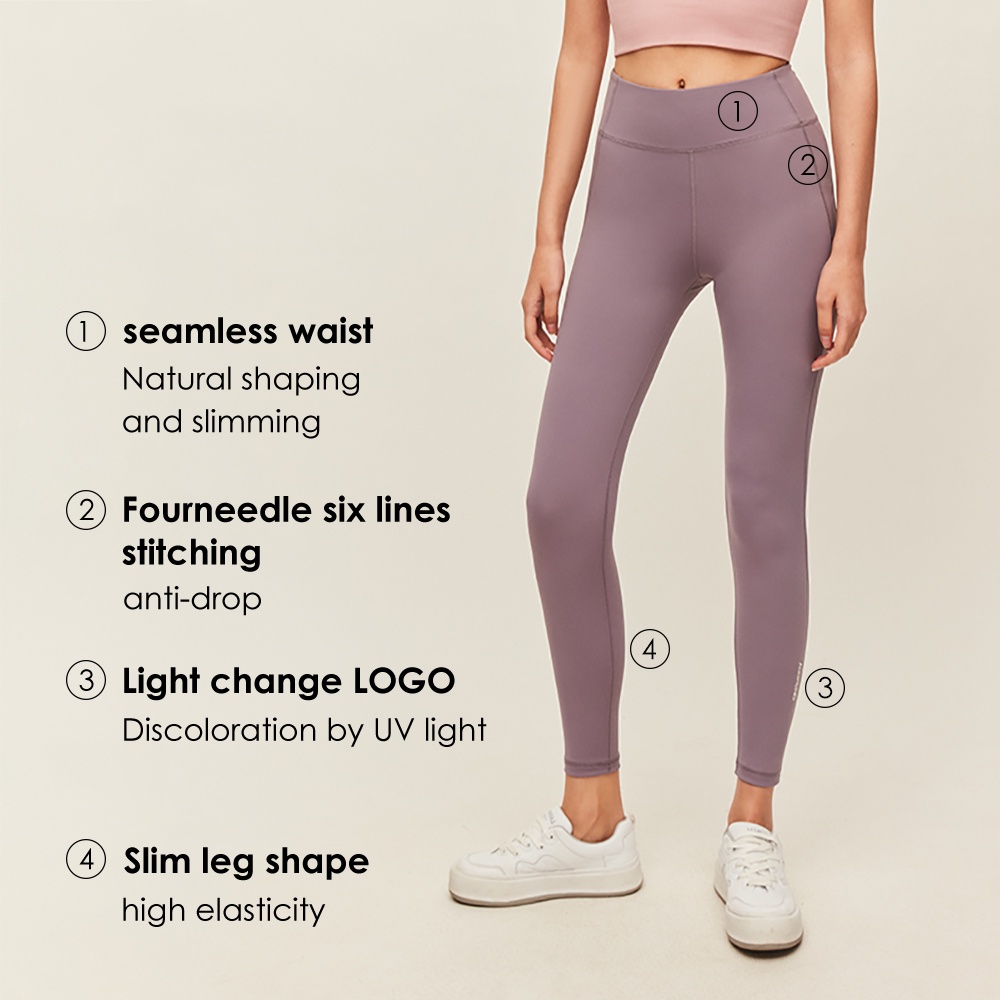 Quần legging OhSunny bằng lụa lạnh lưng cao chống tia cực tím cho nữ