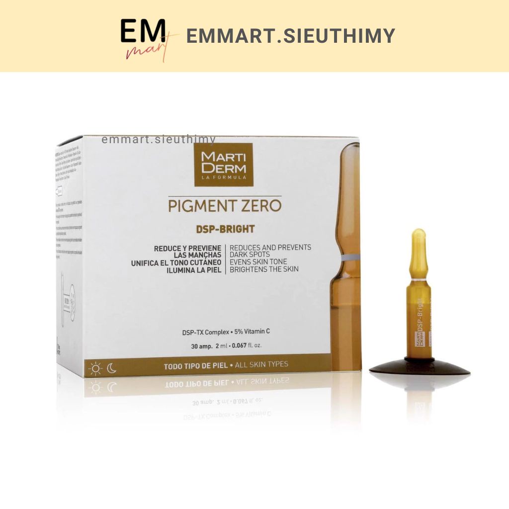 DSP Bright Ampoule Dưỡng Sáng Đều Màu Da - Hộp 30 ống