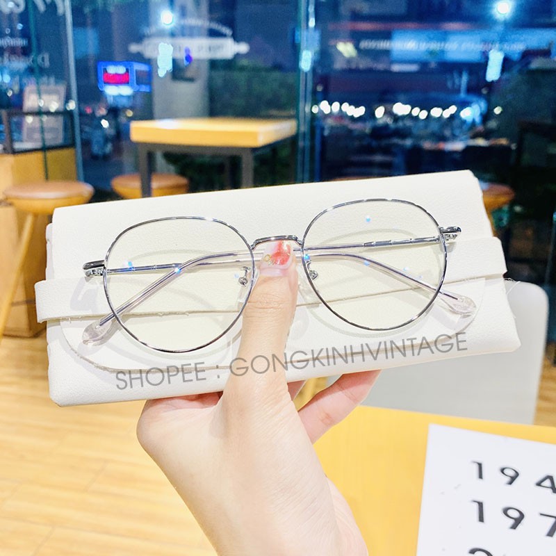 Gọng kính cận nữ , chất liệu kim loại mảnh nhiều màu Siêu hot Fiveminutes 2998