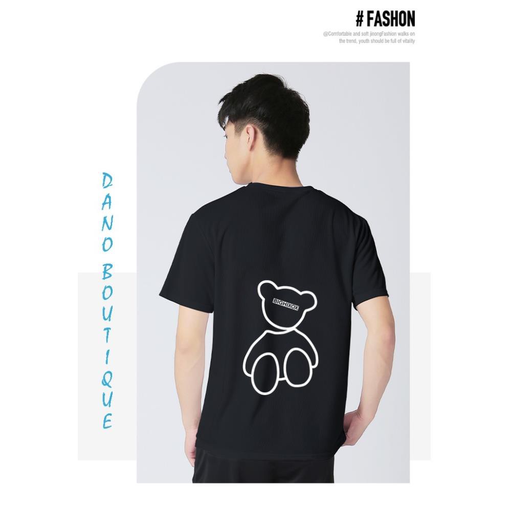 🍄Áo Phông Nam Nữ 🍄Áo Thun Tay Ngắn Cổ Tròn In Hình Gấu Cá Tính Chất vải Đẹp 100% COTTON | BigBuy360 - bigbuy360.vn