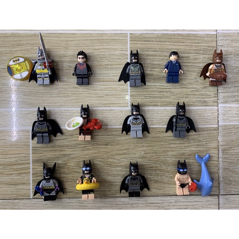 Lego minifigures nhân vật siêu anh hùng batman hàng chính hãng