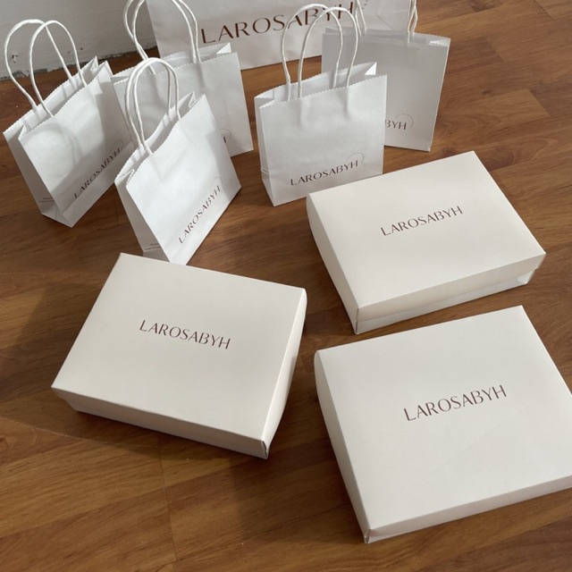LAROSABYH Hộp quà tặng không kèm túi giấy