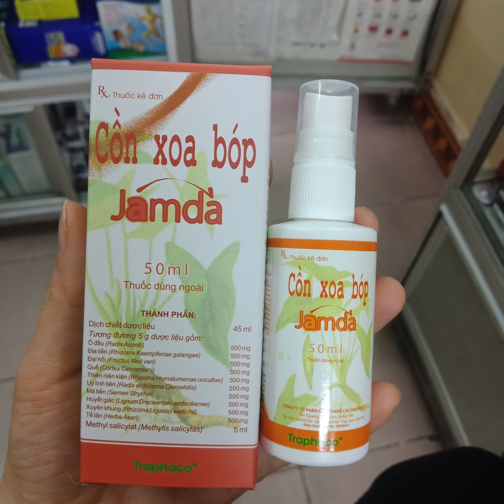 Côn xoa bóp JAMDA lọ 50ml