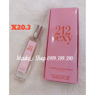 nước hoa mini - dạng xịt 20ml  - nữ
